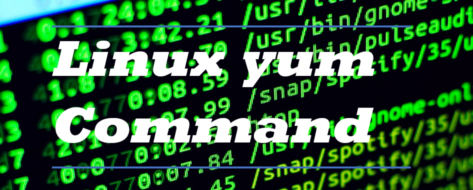 Linux yum Command