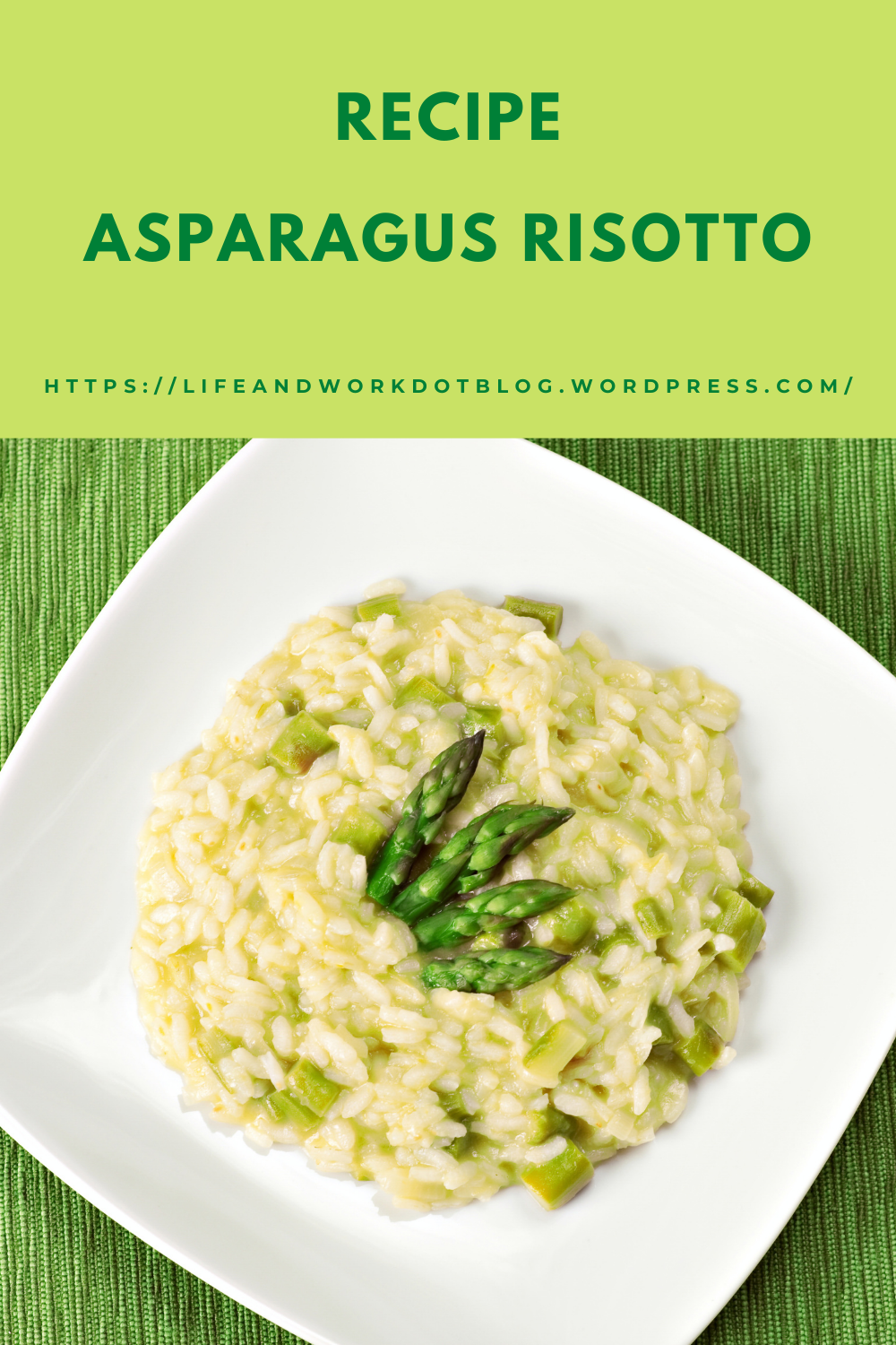 Recipe Asparagus Risotto
