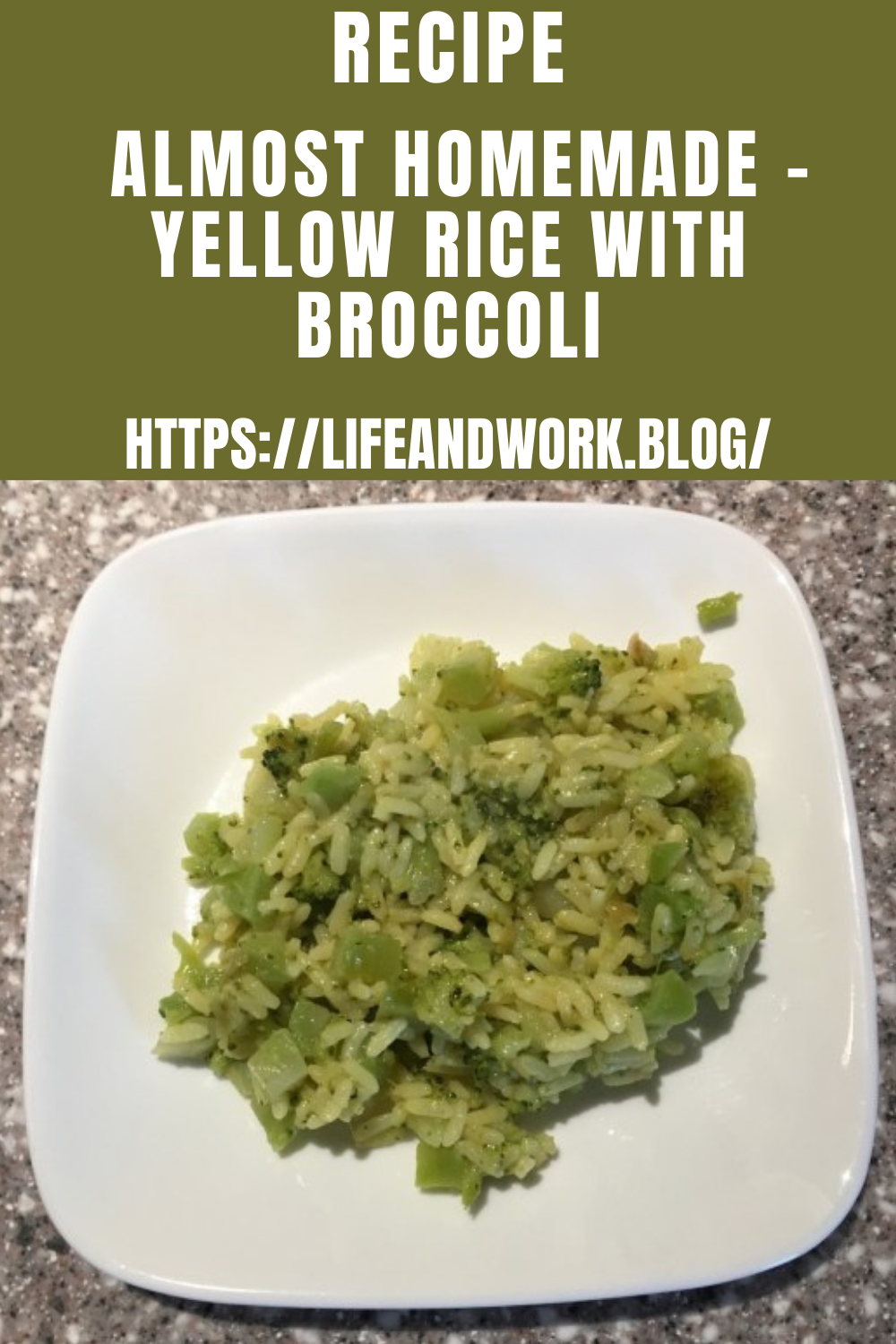 Almost Homemade - Yellow Rice With Broccoli
