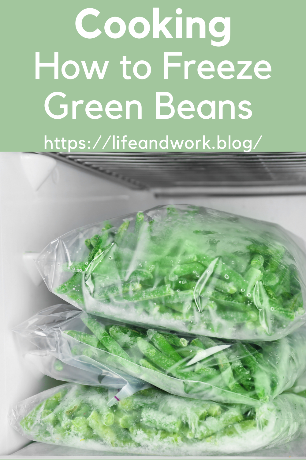 Cooking – How to Freeze Green Beans