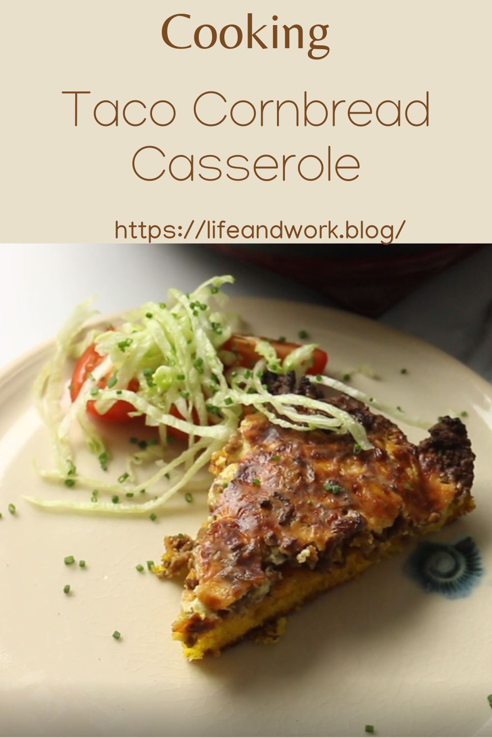 Semi Homemade Taco Cornbread Casserole