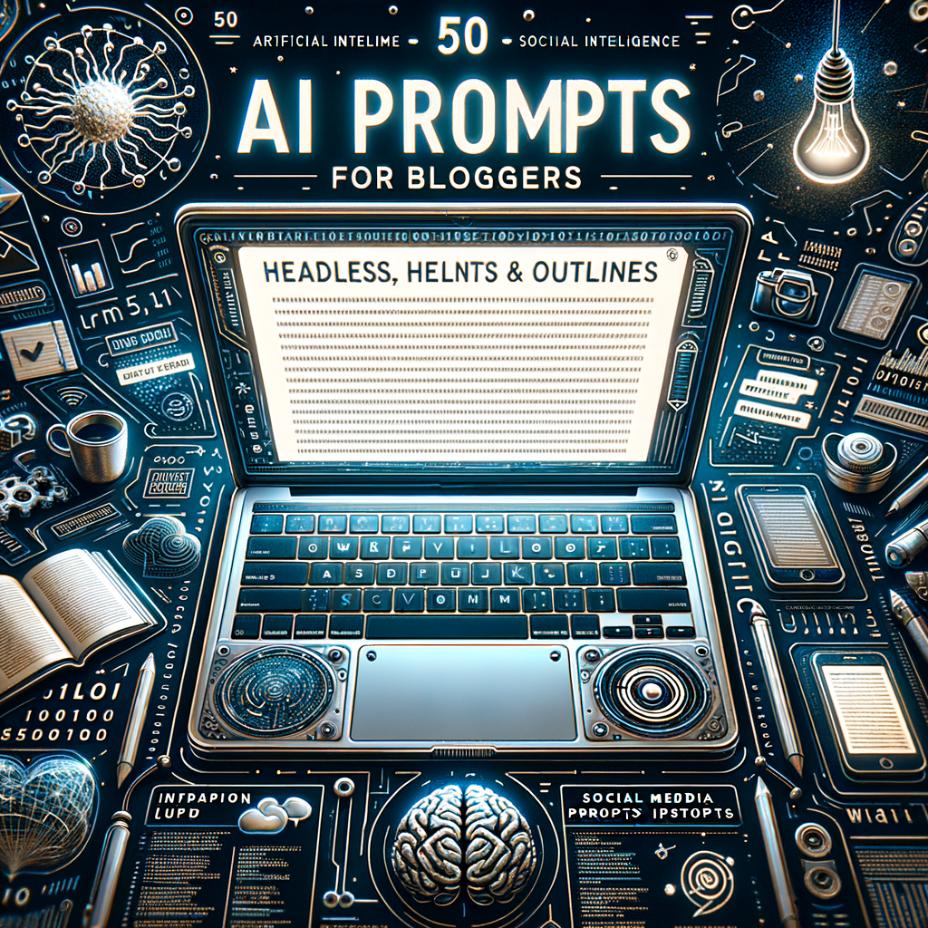 50 AI Prompts for Bloggers: Headlines and Posts