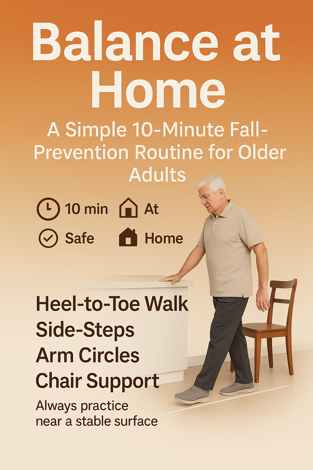Top Balance Exercises for Seniors to Prevent Falls Safely