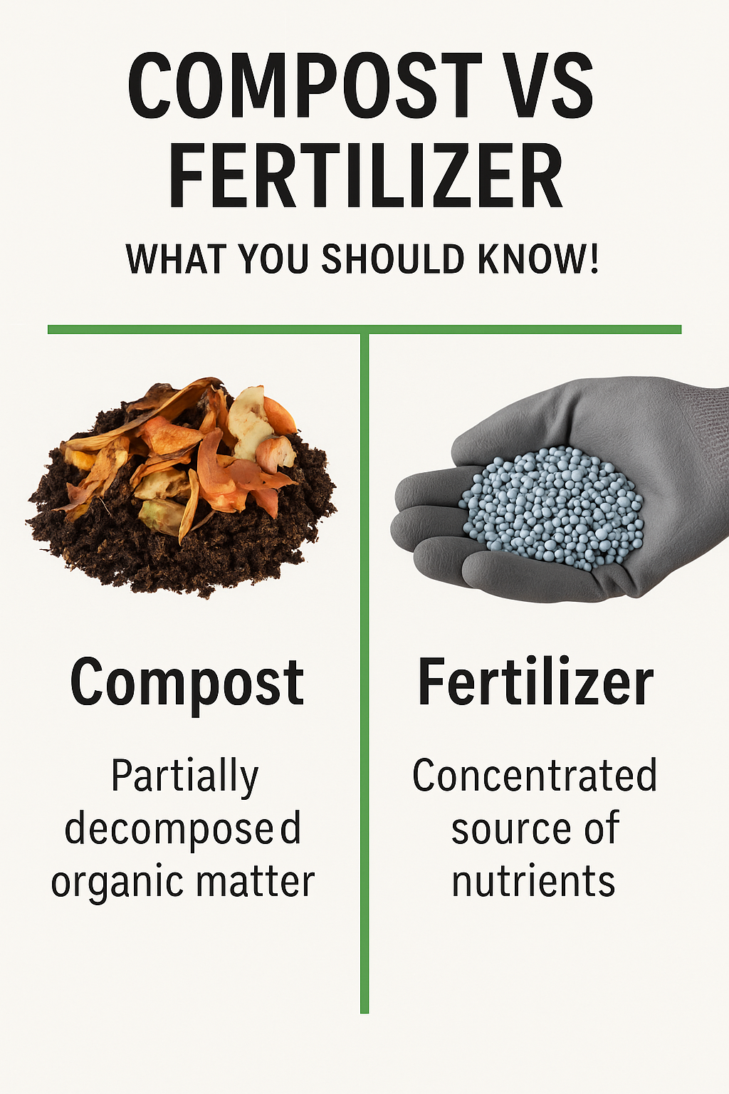 Compost vs Fertilizer: Choosing the Best for Your Garden