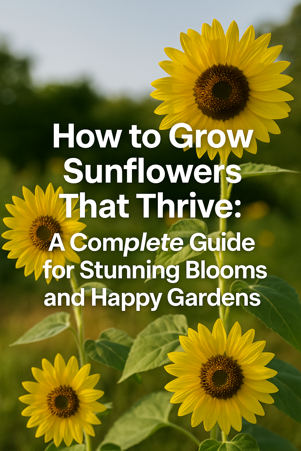 Ultimate Guide to Growing Sunflowers: Tips for Success