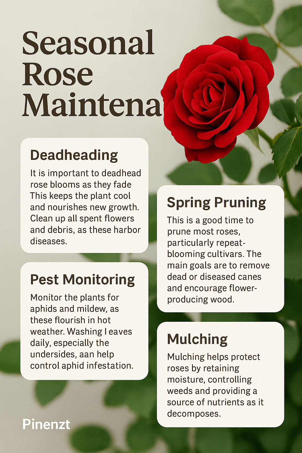 Maintained Roses Essential Guide to Pruning and Caring for Your Roses