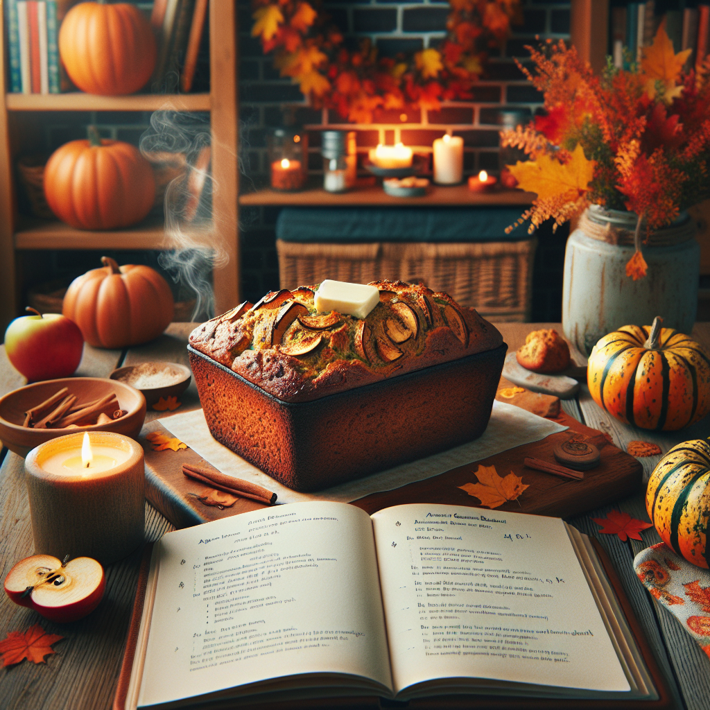 Apple Cinnamon Zucchini Bread Recipe for Cozy Fall Baking — Image