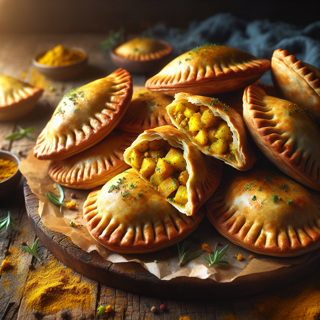 Curry-Spiced Potato Hand Pies with Flaky Savory Crust — Image
