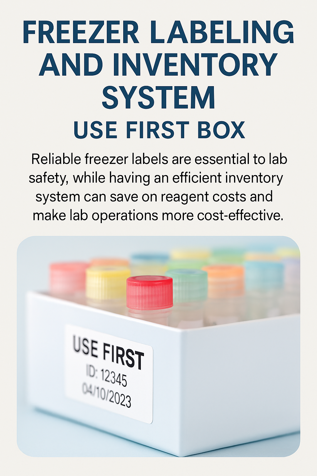 Maximize Efficiency: Freezer Labeling and Inventory Systems