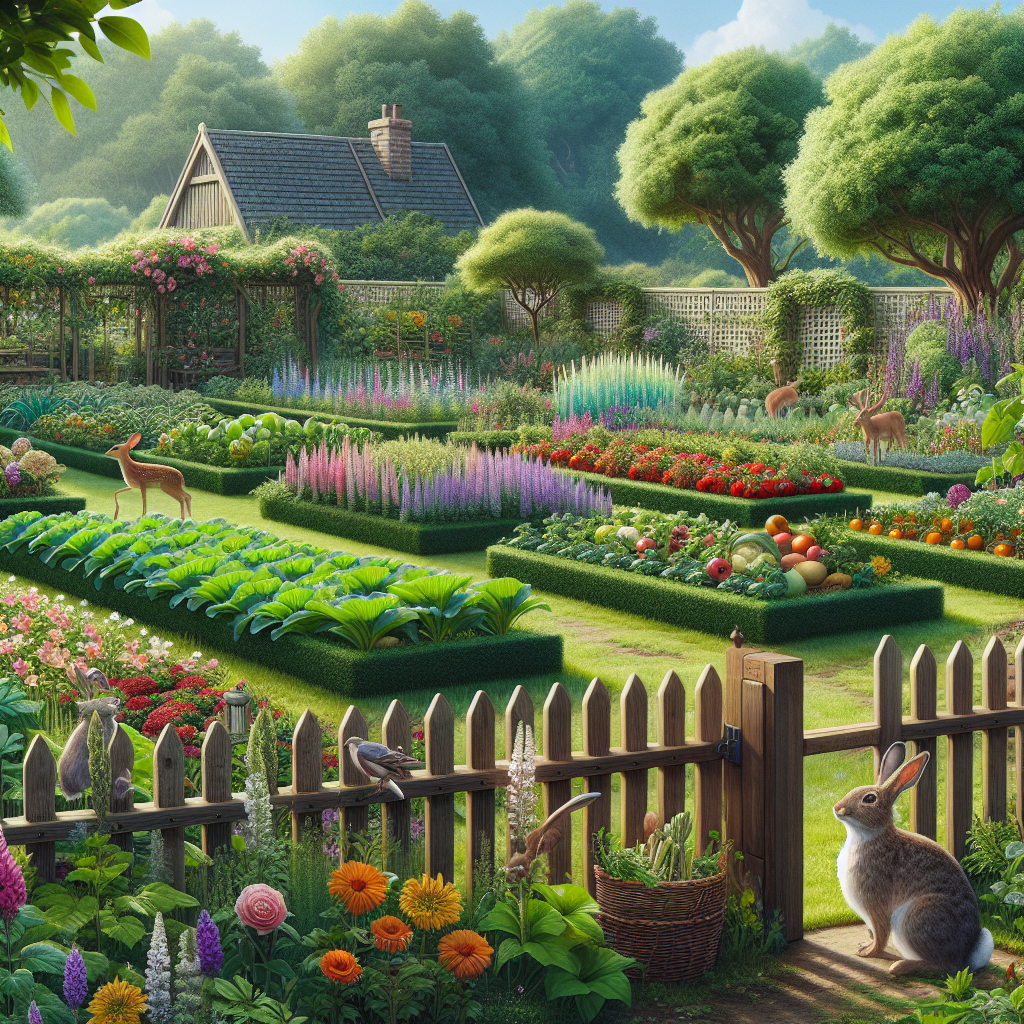 Bir Rabbit Garden Fencing: Protect Your Garden From Rabbits, Deer, and Birds — Image