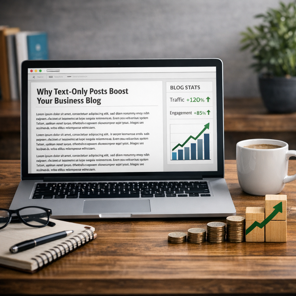 How Text Only Posts Help Your Business Blog Grow Faster — Image