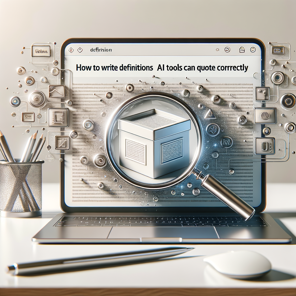 How to Write Definition Boxes AI Tools Can Quote Correctly — Featured image