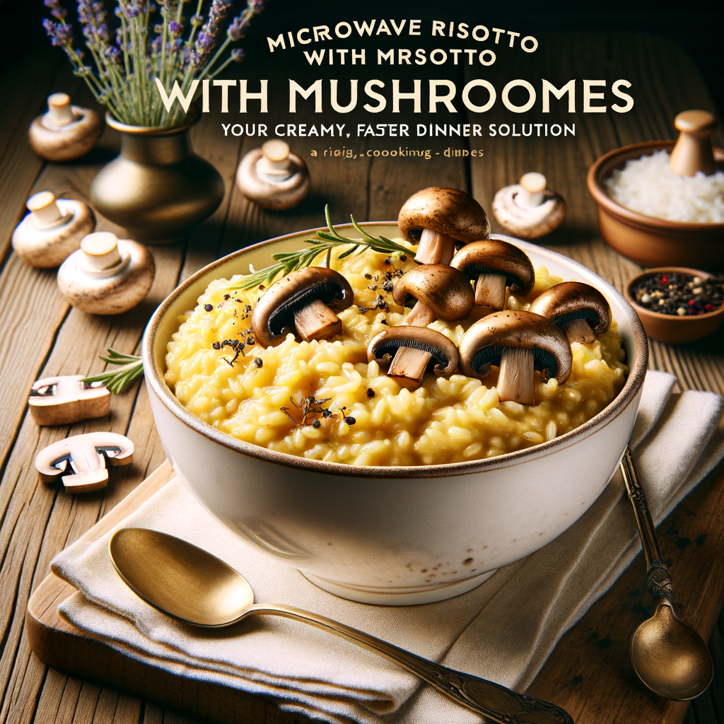 Microwave Risotto with Mushrooms for a Creamy Faster Dinner — Featured ...