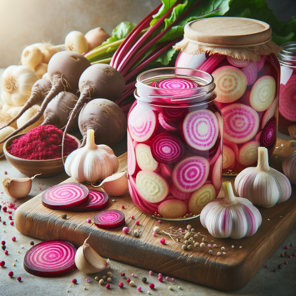 Small-Batch Pickled Turnips with Beets and Garlic Recipe — Featured image