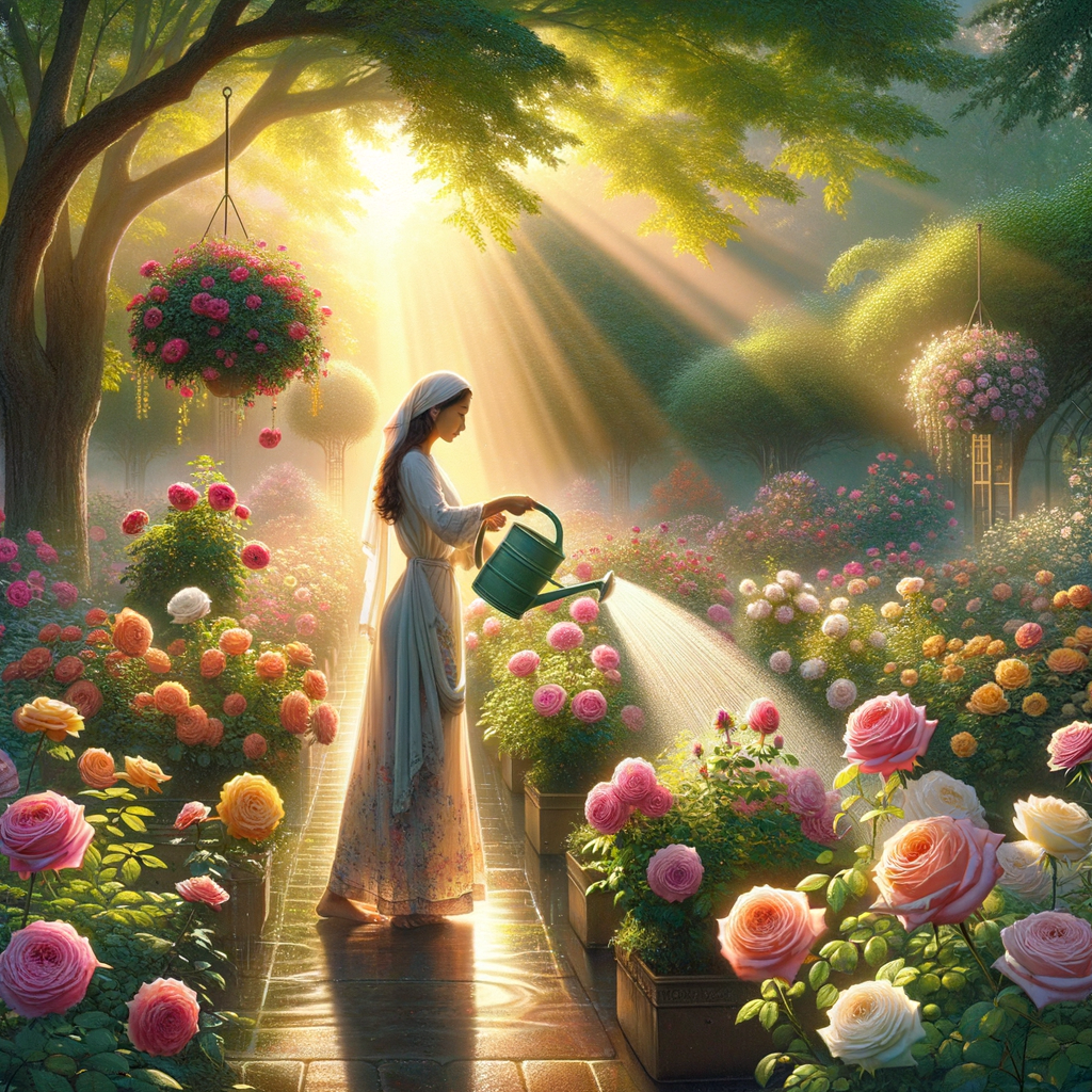 Weltering Roses Watering Roses in Summer Heat: Prevent Fungal Disease — Featured image