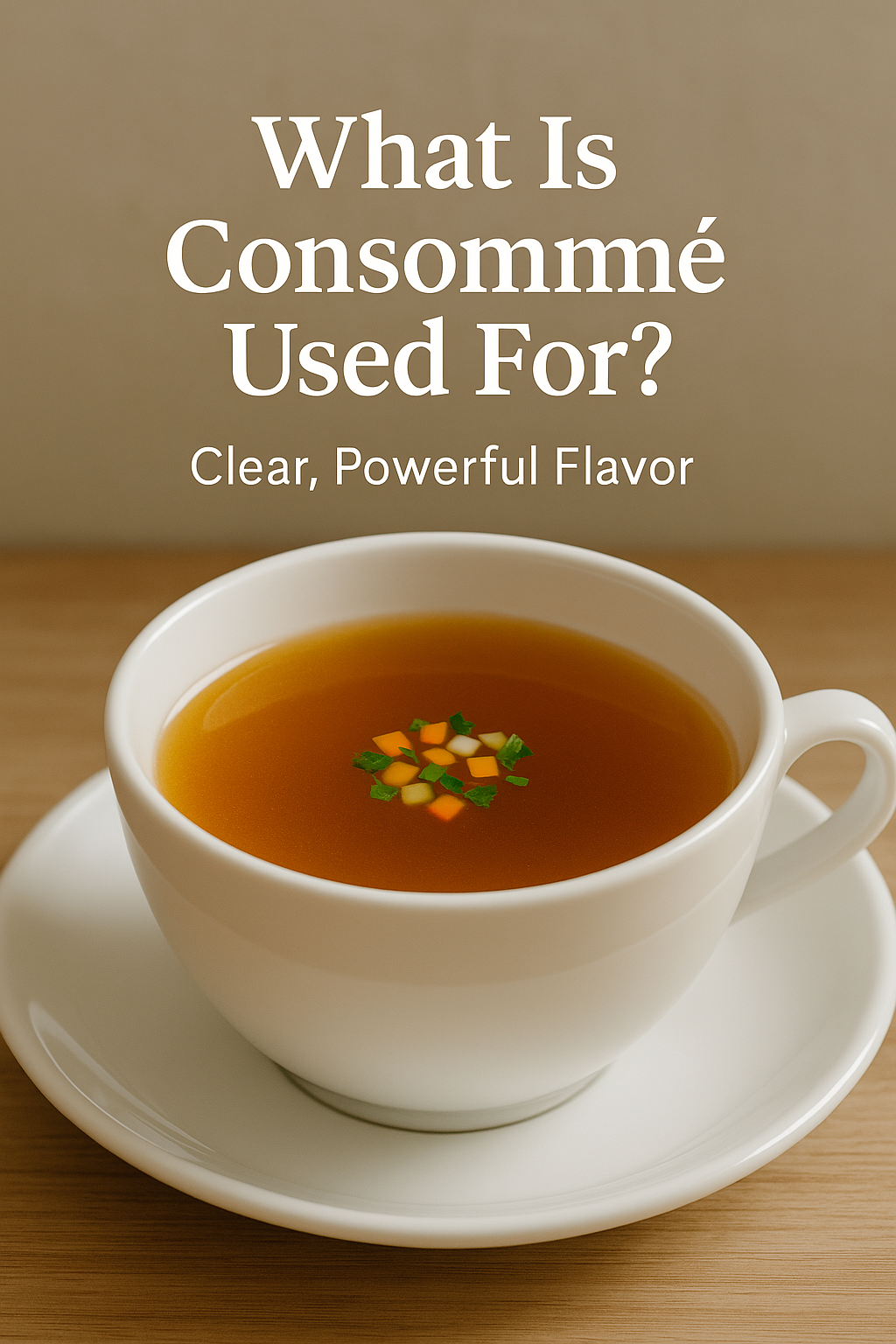 Mastering Consommé: The Clear Broth for Elegant Meals
